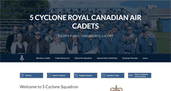 Desktop Screenshot of cycloneaircadets.com